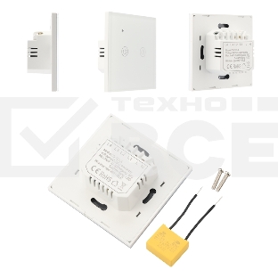 Выключатель умный Wi-Fi белый SECURIC