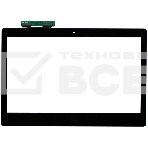Сенсорное стекло (тачскрин) для Dell 5364R PCB-1 черное, фото 1