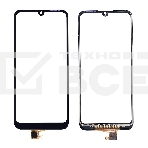 Сенсорное стекло (тачскрин) для Huawei Y6 2019, черное, фото4