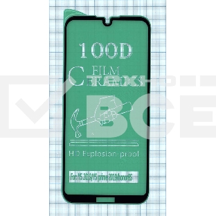 Керамическая пленка (стекло) для Huawei Y5 2019 черный