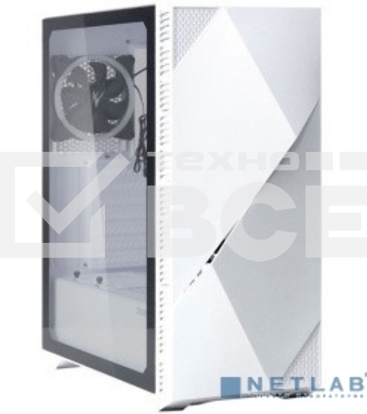Компьютерный корпус MIDITOWER ATX W/O PSU Z3 ICEBERG WHITE ZALMAN