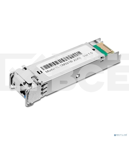 Модуль TP-Link SFP 1000Base-BX WDM Bi-Directional SFP module, TX: 1310 nm and RX: 1550 nm, 1 LC Simplex port , up to 2 km transmission distance in 9/125 μm SMF (Single-Mode Fiber), Supports Digital Diagnostic Monitoring (DDM).