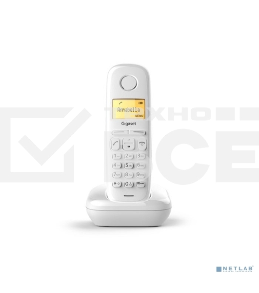 Радиотелефон Dect Gigaset A170 SYS RUS белый АОН