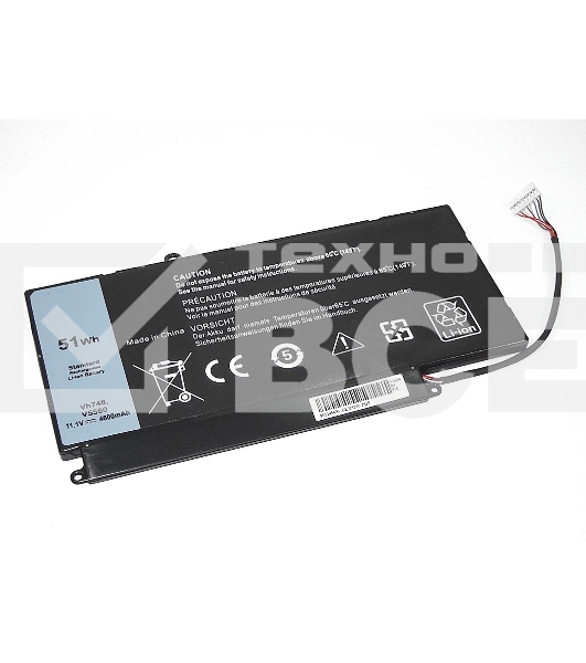 Аккумуляторная батарея для ноутбука Dell V5560-3S1P 11.1V 4600mAh черный OEM