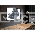 Экран Cactus 180x180см Wallscreen CS-PSW-180X180-SG 1:1 настенно-потолочный рулонный серый, фото3