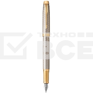 Ручка перьевая Parker IM Premium F323 (CW1931684) Grey GT F сталь нержавеющая подар.кор.