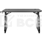 Стол игровой Cactus CS-GMD-BK-RGB столешница МДФ, черный каркас черный 136x60x75см, фото3