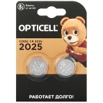 Батарея Opticell Specialty 2025 CR2025 (2шт) блистер серебристый, фото5
