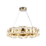 Светильник Ambrella light LH31027 BS/TI латунь/янтарь 72W 3000K D700*150, фото9