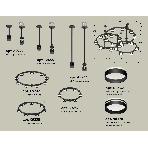 Светильник Ambrella light XR92222200/22 SBK/FR черный песок/белый матовый GX53, фото 1