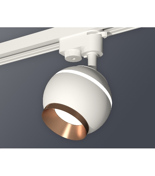 Светильник Ambrella light XT1101024 SWH/PPG белый песок/золото розовое полированное GU5.3 LED 3W 4200K (A2520, C1101, N7035)