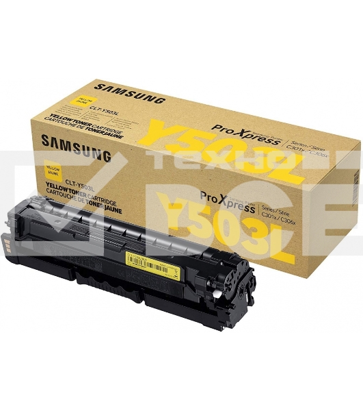 Картридж лазерный Samsung CLT-Y503l SU493A желтый (5000стр.) для Samsung C3010/C3060