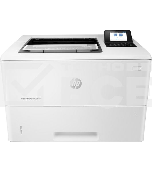 Принтер лазерный HP LaserJet Enterprise M507dn (1PV87A), A4, ч/б, печ. до 43 стр/мин, 1200 x 1200 dpi, USB, RJ-45, Air Print, Mopria