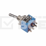 Тумблер 250V 3А (6c) ON-OFF-ON двухполюсныйMicroRexant, фото 1