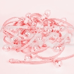Гирлянда LED Galaxy Bulb String 10м, белый КАУЧУК, 25 ламп*6 LED КРАСНЫЕ, влагостойкая IP65, фото3