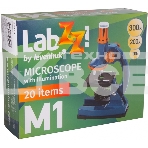 Микроскоп Levenhuk LabZZ M1 монокуляр 100-300 на 3 объектива зеленый/оранжевый, фото11