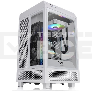 Компьютерный корпус Thermaltake The Tower 100 Snow CA-1R3-00S6WN-00 /White/Win/SPCC/Tempered Glass*3