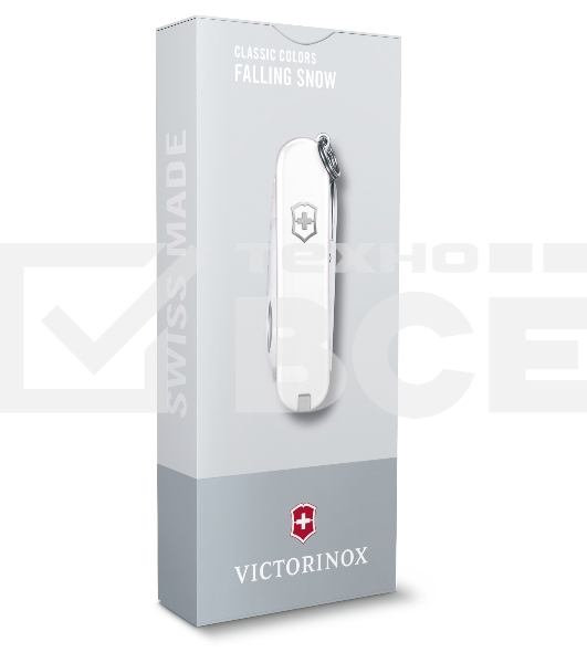 Нож перочинный Victorinox Classic Falling Snow (0.6223.7G) 58мм 7 функций карт.коробка