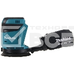 Машинка эксцентриковая MAKITA DBO180Z 18В LiIon ф125мм 7000/9500/11000об/мин ампл.2.8мм 1.7кг, фото2