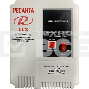 Стабилизатор АСН-500Н/1-Ц Ресанта LUX