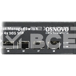 Гигабитный L3 PoE коммутатор на 28 портов, 24 *10/100/1000 Base-T PoE, 4*10G SFP+ Uplink, PoE на порт до 30W, суммарно до 400W OSNOVO, фото5