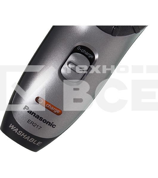Машинка для стрижки Panasonic ER217S520 серебристый (насадок в компл:1шт)