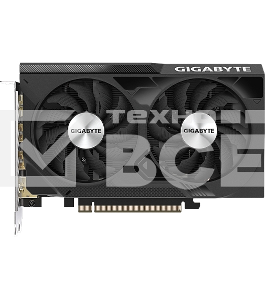 Видеокарта Gigabyte NVIDIA GeForce RTX 4060 8Gb 128bit GDDR6 2475/17000 HDMIx2 DPx2 HDCP Ret GV-N4060WF2OC-8GD