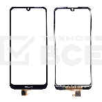 Сенсорное стекло (тачскрин) для Huawei Y6 2019, черное, фото3