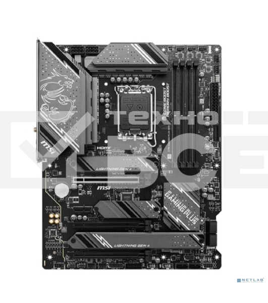 Материнская плата MSI Z790 GAMING PLUS WIFI, LGA 1700, 4xDDR5, 1xPCIe 5.0 x16, 1xPCIe 4.0 x16, 4xM.2, 6xSATA, 1xHDMI, 1xDP, 2.5 Gigabit Ethernet, 7.1 аудио, ATX