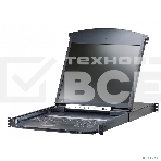 Коммутаторы консоли ATEN 8P CAT5 HIGH DENSITY DUAL RAIL LCD 19INCH OVER IP, фото2