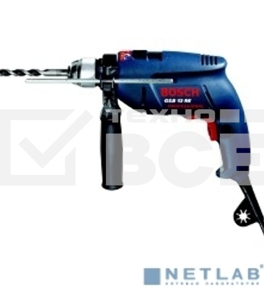 Дрель ударная Bosch GSB 13 RE Professional 600Вт патрон:быстрозажимной реверс