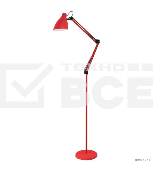 Светильник напольный, торшер, Camelion KD-332 C04 красный (230V, 40W, E27)