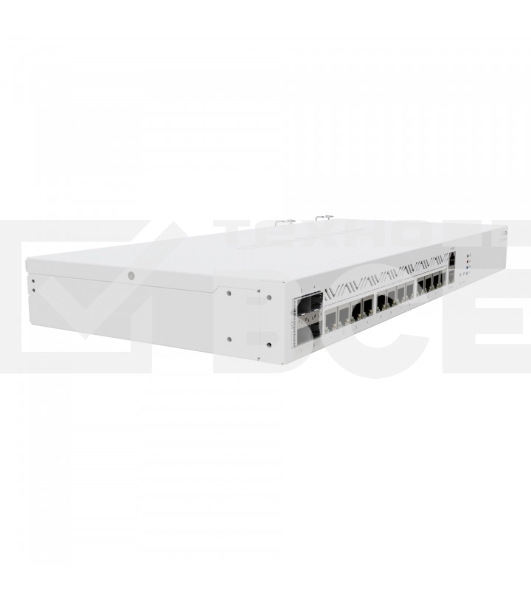 Маршрутизатор Mikrotik CCR2116-12G-4S+ Cloud Core Router 2116-12G-4S+ with Amazon Annapurna Labs Alpine v3 AL73400 CPU (16-cores, 2GHz per core), 16GB RAM, 4xSFP+ cage, 13xGbit LAN, M.2 PCIe slot, RouterOS L6, 1U rackmount case, Dual PSU