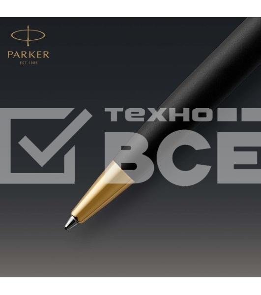Ручка шариковая Parker Sonnet Core K528 (CW1931519) Matte Black GT M черн. черн. подар.кор.