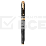 Ручка перьевая Parker IM Premium F323 (CW1931646) Black GT F сталь нержавеющая подар.кор., фото2