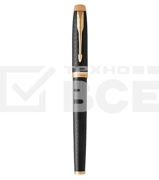 Ручка перьевая Parker IM Premium F323 (CW1931646) Black GT F сталь нержавеющая подар.кор.