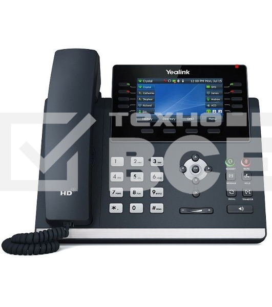 Телефон VOIP 16LINE SIP-T46U YEALINK