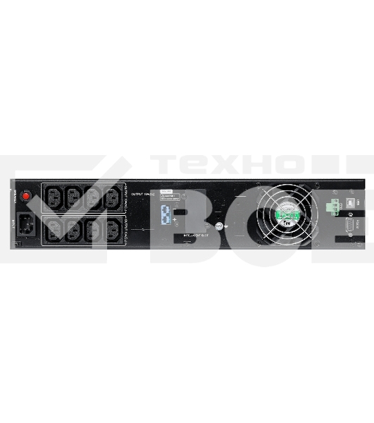 Источник бесперебойного питания/ИБП Сайбер Электро РСК-ПИЛОТ-1000Р-М Линейно-интерактивный 1000ВА/900Вт. USB/RS-232/EPO/SNMP slot (8 IEC С13) (12В/7.5А·ч. х 2) 2U (Изготовлено в РФ)