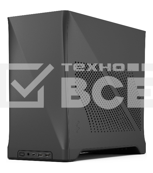 Компьютерный корпус без блока питания Fractal Design Era 2, Mini-Tower, 2x120мм, 2xUSB-A 3.0 + 1xUSB 3.2 Type-C, SFX PSU Support, mITX Charcoal Gray