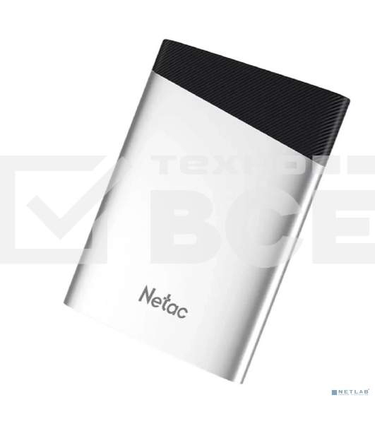 Внешний SSD Netac Z6S, 120 GB, USB 3.2 Gen 2 Type-C, R/W 520/440, серебристый
