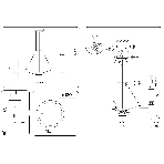 Люстра Ambrella light LH55104/6 BK/FR/TI черный/белый матовый/янтарь E14*6 max 40W D650*1080, фото3
