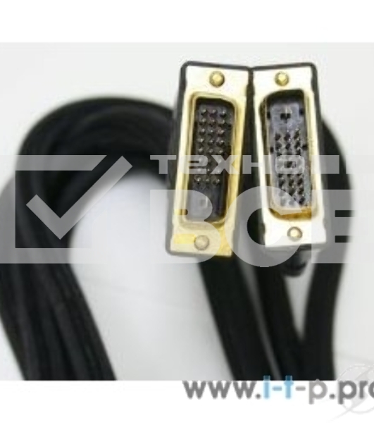 Кабель Кабель DVI-D dual link Gembird, 3.0м, 25M/25M, экран, феррит.кольца, пакет CC-DVI2-10)