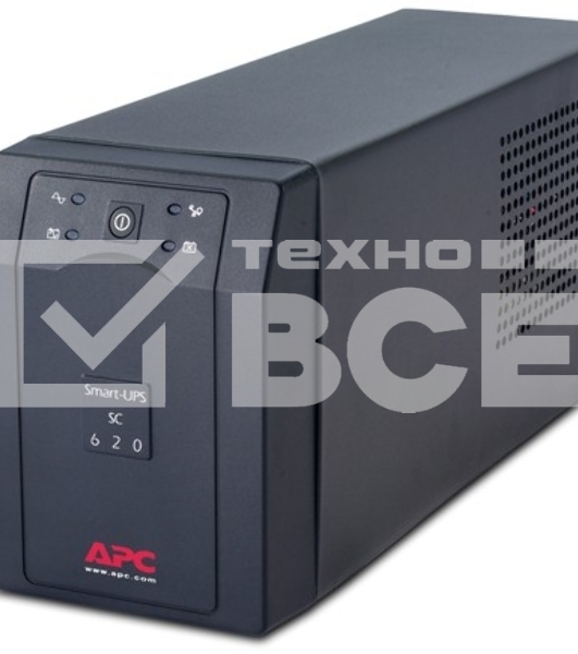 Источник бесперебойного питания APC Smart-UPS SC SC620I 390Вт 620ВА черный