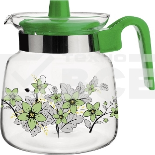 Кувшин MALLONY Pentola-1200, 1,2 л, жаропроч. стекло