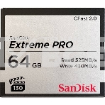 Флеш карта CFAST2.0 64GB SanDisk Extreme Pro 525Mb/s, фото 1