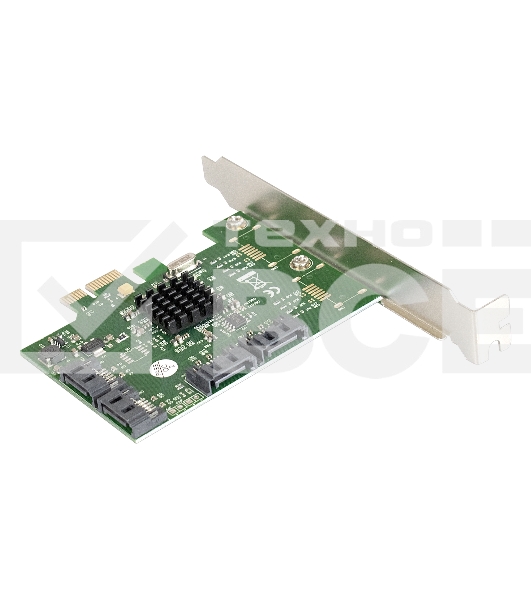 Контроллер ExeGate EXE-503 PCI-E 2.0, SATA3 6Gb/s, 4 int (OEM)