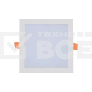 Светильник Hiper встраиваемый Белый квадратный H066-1 LED 5Вт Размер 7575
