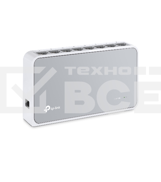 Коммутатор TP-Link SOHO TL-SF1008D Коммутатор 8-port 10/100M mini Desktop Switch, 8 10/100M RJ45 ports, Plastic case