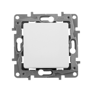 Выключатель без фиксации, 6АХ, бел.