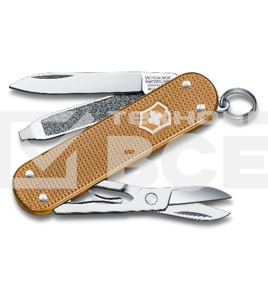 Нож перочинный Victorinox Classic Wet Sand (0.6221.255G) 58мм 7 функций карт.коробка